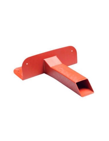 Desagüe horizontal cuadrado en TPE para lámina EPDM, butilo y asfalto