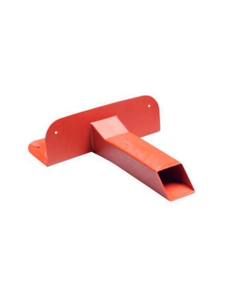 Desagüe horizontal cuadrado en TPE para lámina EPDM, butilo y asfalto